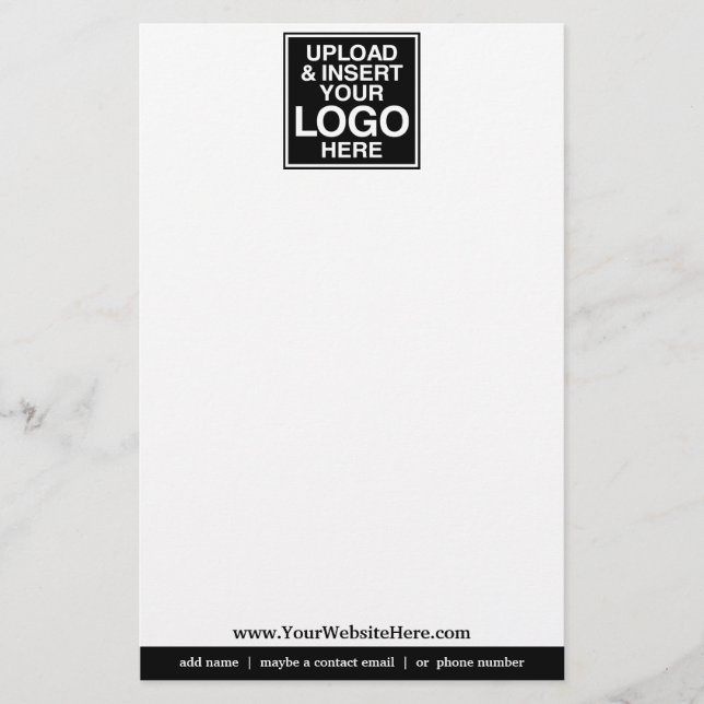 Basic Office- oder Business-Logo Briefpapier (Vorderseite)