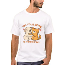Basic T-Shirt | Umarmen Sie Ihren Bestie-T - Shirt