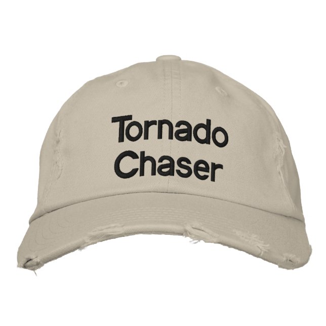 Basic Tornado Chaser Hat Bestickte Kappe (Vorderseite)