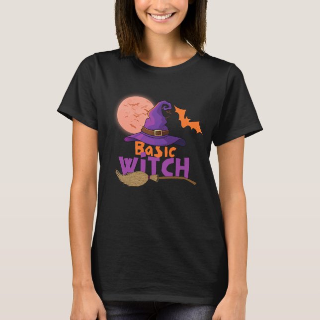 Basic Witch - for women halloween 2024  T-Shirt (Vorderseite)