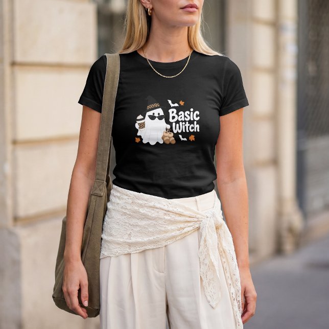 Basic Witch Ghost Shirt | Glamouröses Halloween-De (Von Creator hochgeladen)