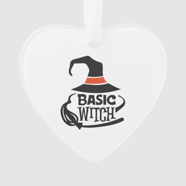 Basic Witch - Halloween Ornament (Vorderseite)