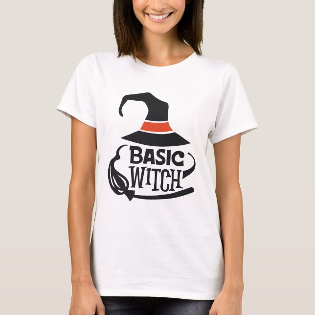 Basic Witch - Halloween T-Shirt (Vorderseite)