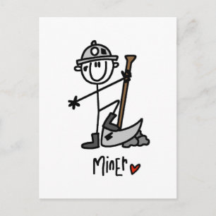 Basics Miner T-Shirts und Geschenke Postkarte