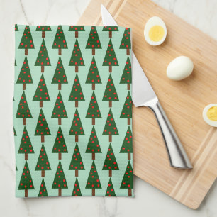 Basierend auf Weihnachtsbaum Forest Kitchen Handtü Geschirrtuch