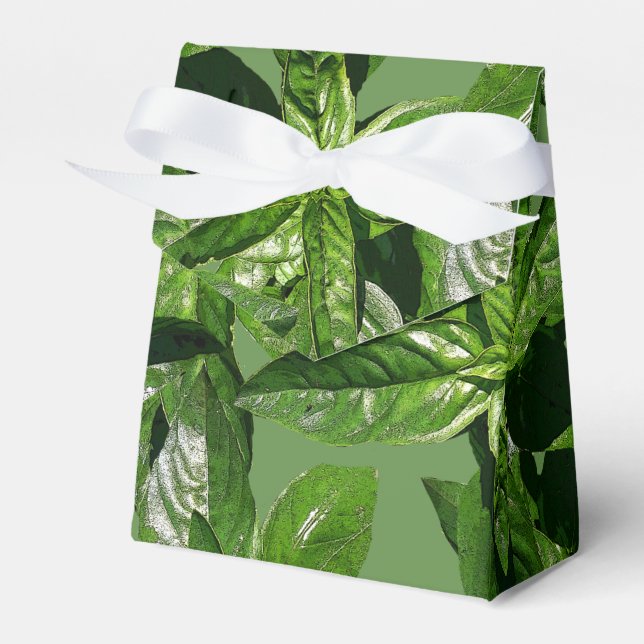 Basil-Blätter bevorzugen Zelt-Felder Geschenkschachtel (Vorderseite)