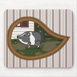 Basil das Schwein-Mauspad Mousepad