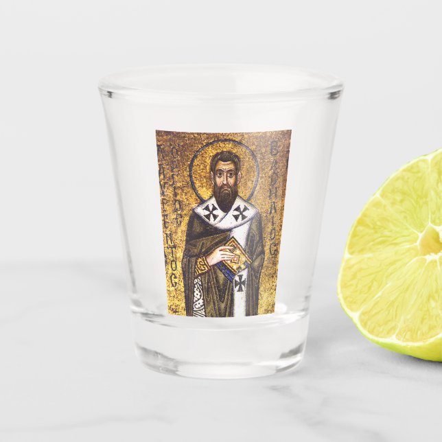 Basil de Caesarea Schnapsglas (Vorderseite)