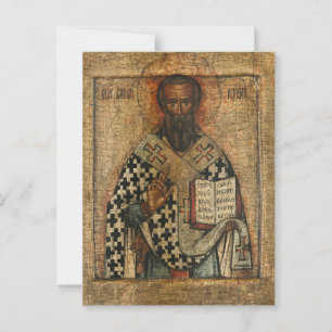 Basil der Großen Orthodoxen Christlichen Symbol Postkarte