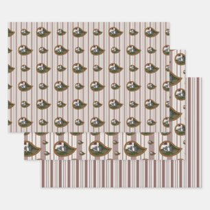 Basil des Set zum Wrapping von Schweinefleisch mit Geschenkpapier Set