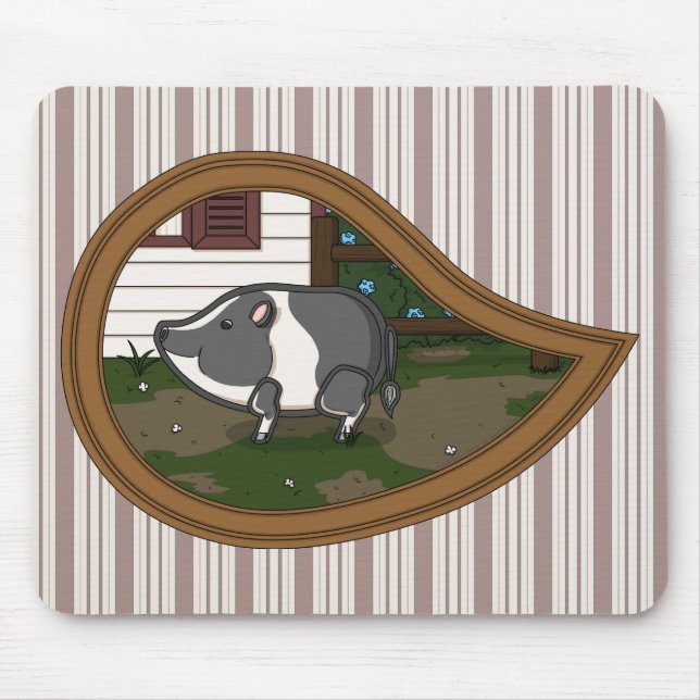 Basil the Pig Mousepad (Vorne)