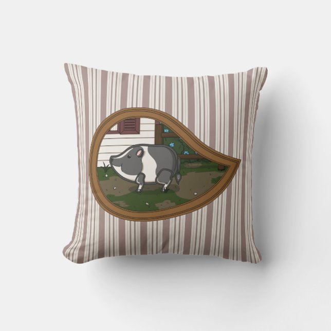 Basil the Pig Pillow Kissen (Vorderseite)