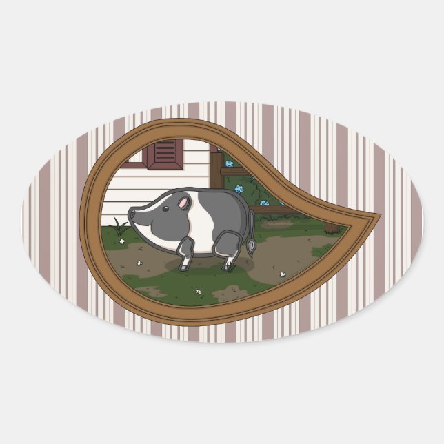 Basil the Pig Sticker (Vorderseite)