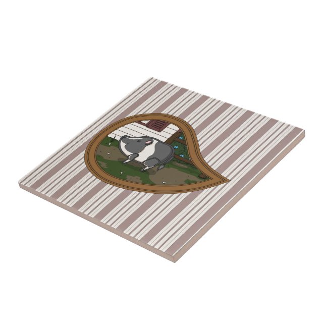 Basil the Pig Tile Fliese (Seite)