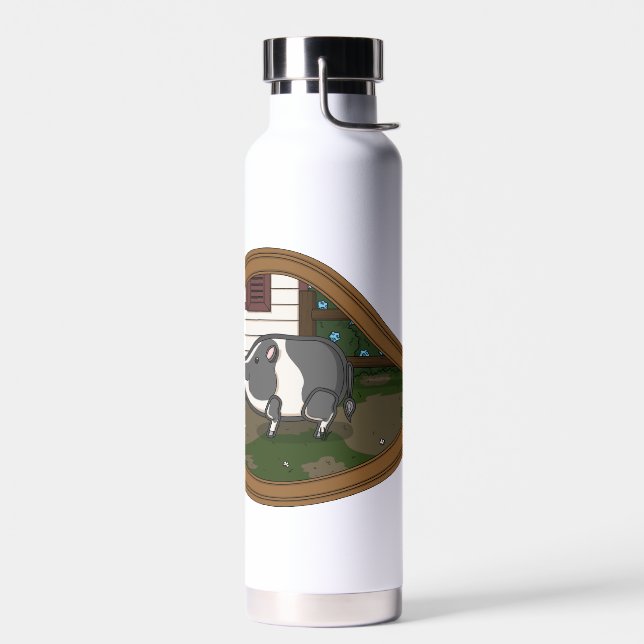Basil the Pig Trinkflasche (Links)