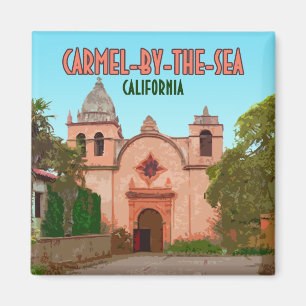 Basilica Carmel-by-the-Sea Mission Magnet