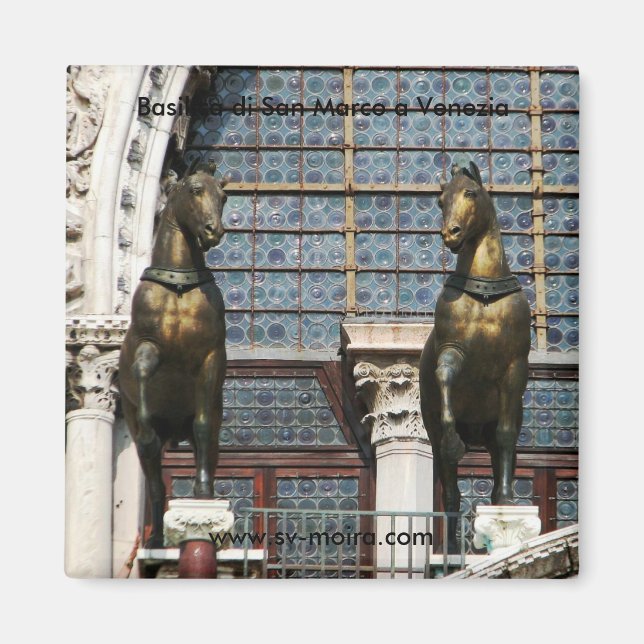 Basilica di San Marco a Venezia (Venedig) Magnet (Vorne)