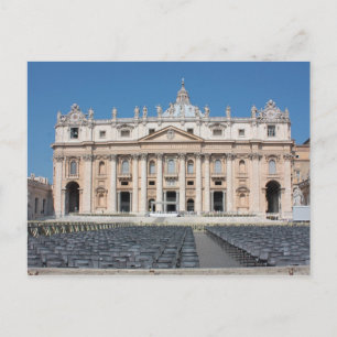 Basilica di San Pietro, Vatikanstadt, Rom, Italien Postkarte