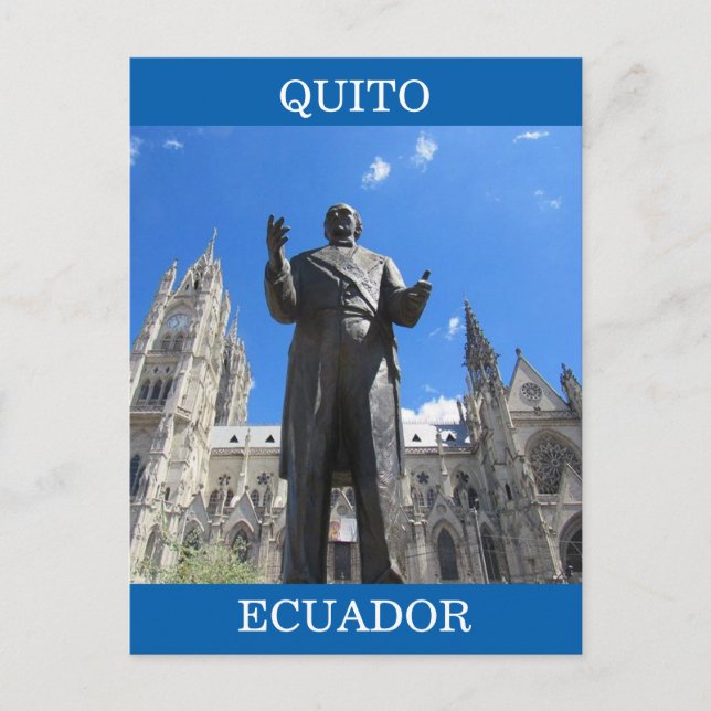 basílica ecuador postkarte (Vorderseite)