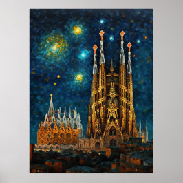 Basilica Sagrada Familia Poster
