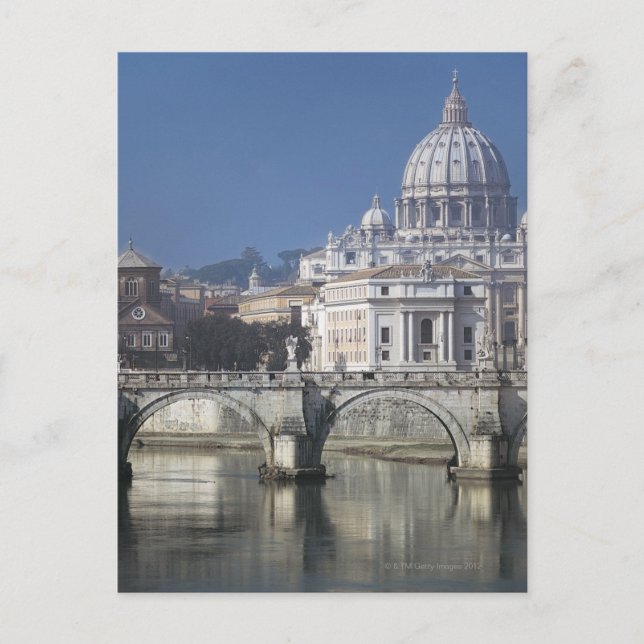 Basilica St Peters Postkarte (Vorderseite)