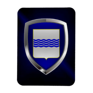 Basilicata Mettalic Emblem Magnet