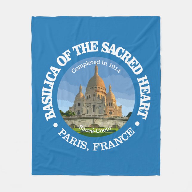 Basilika des Heiligen Herzens Fleecedecke (Vorderseite)