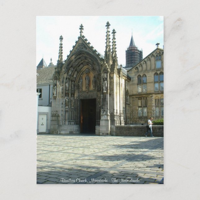 Basilika Kirche, Maastricht - Die Neth... Postkarte (Vorderseite)