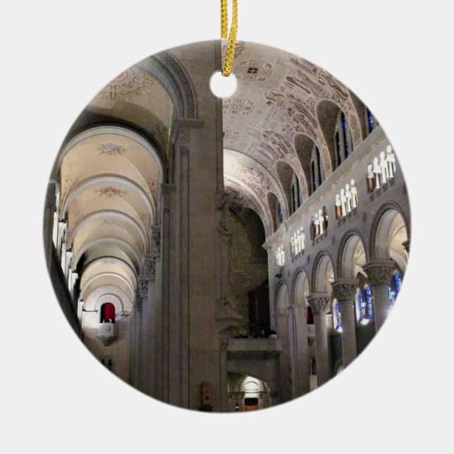 Basilika Sainte Anne de Beaupre, Quebec, Kanada Keramik Ornament (Vorne)