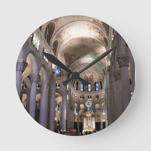 Basilika Sainte Anne de Beaupre, Quebec, Kanada Runde Wanduhr (Vorderseite)