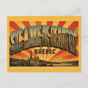 Basilika Sainte-Anne-de-Beaupré Quebec Nationalhei Postkarte