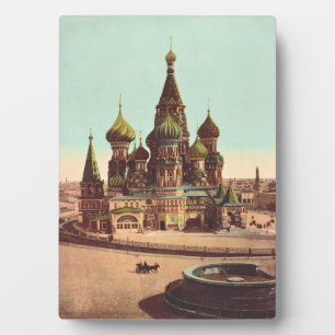 Basilika St. Basil, Roter Platz Moskau Fotoplatte