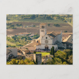 Basilika St. Francis, Assisi, Italien Postkarte