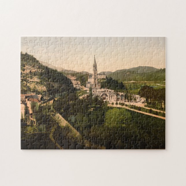 Basilika von Notre Dame, Lourdes, Frankreich (Horizontal)