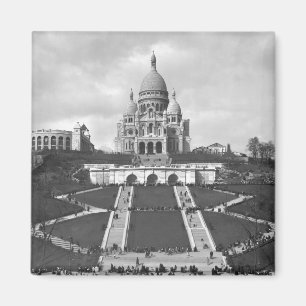 Basilika von Sacre-Coeur, Montmartre, 1876-1910 Magnet