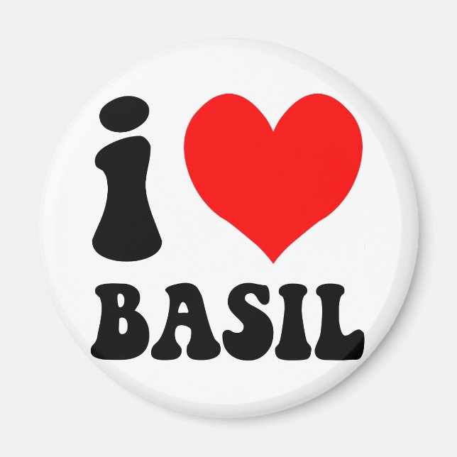 Basilikum der Liebe Magnet (Vorne)