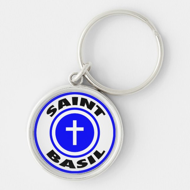 Basilikum Schlüsselanhänger (Vorne)