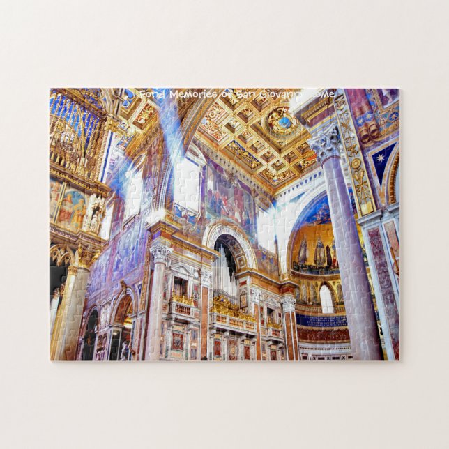 Basilique San Giovanni Rome. Jigsaw Puzzle (Horizontal)