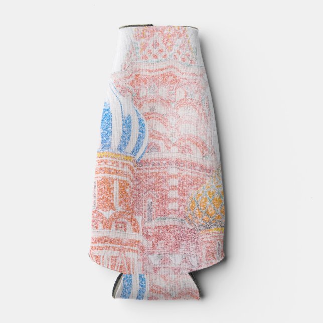 Basilische Kathedrale im Schneesturm Flaschenkühler (Vorderseite)