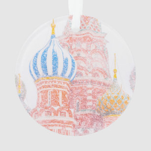Basilische Kathedrale im Schneesturm Ornament