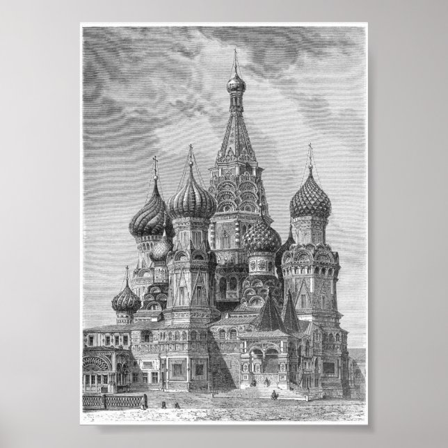 Basilische Kathedrale, Moskau Poster (Vorne)