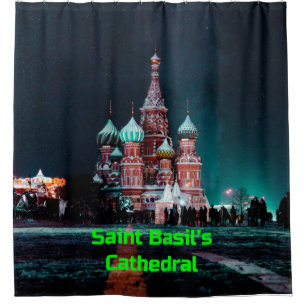 Basilische Kathedrale, Moskau, Russland Duschvorhang