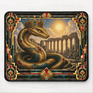 Basilisk, Art Deco Mythisch Mousepad
