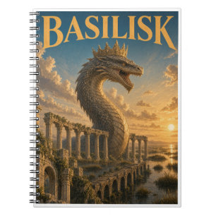 Basilisk, Gothic Fantasy Monster Notizblock