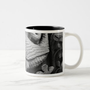 Basilisk, Hauptstadt von der Kathedrale von Notre Zweifarbige Tasse