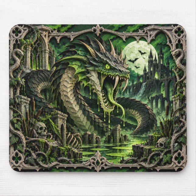 Basilisk, Paper Cut Monster Mousepad (Vorne)