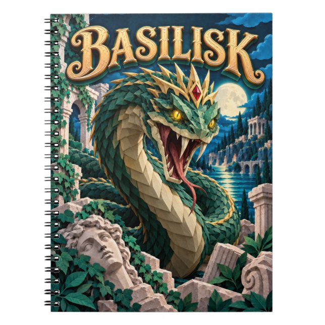 Basilisk, Paper Cut Monster Notizblock (Vorderseite)