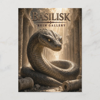 Basilisk-Ruinengalerie Dark Cinema Postkarte