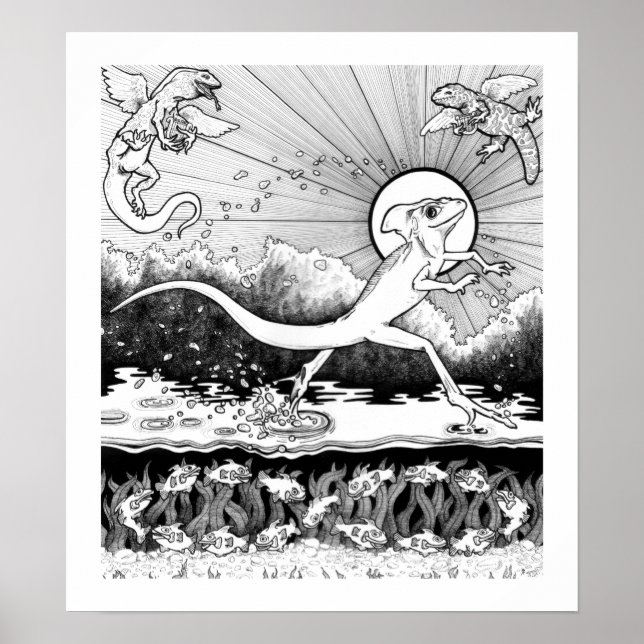 Basilisk - Tiere - 15 x 17 Poster (Vorne)