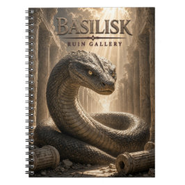 Basilisken-Ruinengalerie Dark Cinema Notizblock